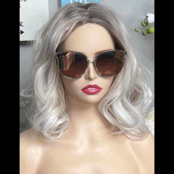 NIB Sojos Together Pink & Clear Cat Eye Style Sunglasses with Case (SJXX013) - Picture 4 of 5